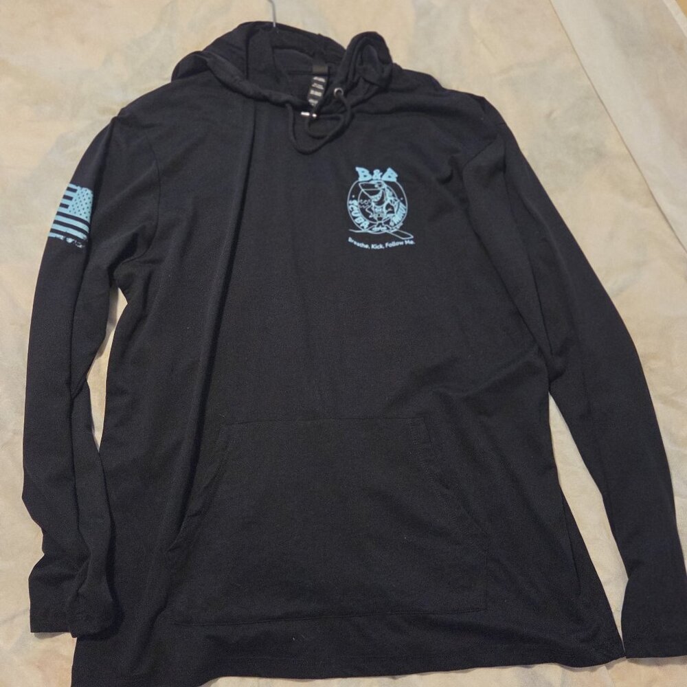 Brand new light material hoodie, super soft cotton/poly, Mens XL